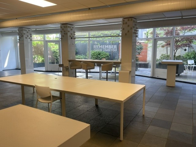 Kantoor gemeenschappelijke lunch ruimte
